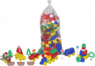 Конструктор Строитель 178 элементов — Полесье Россия