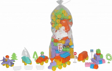 Конструктор Строитель 178 элементов — Полесье Россия