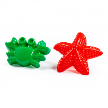 Формочки Краб №1 и Морская звезда №1 — Полесье Россия