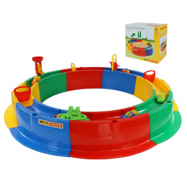 Конструктор Песочница Кольцо 1360 мм Полесье (с игрушками) — Полесье Россия