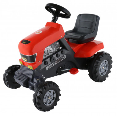 Педальный трактор Turbo красный — Полесье Россия
