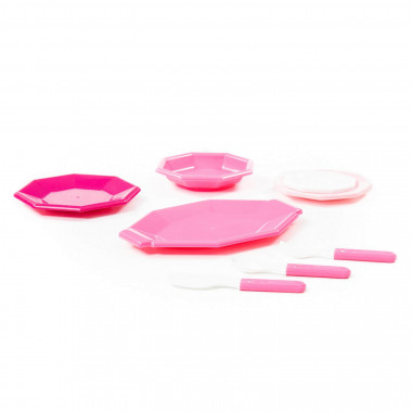 Набор детской посуды Ретро (8 элементов) — Полесье Россия