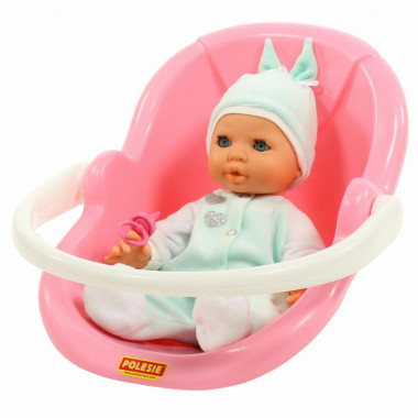 Пупс Забавный (35 см) с соской и переноской СНЯТ С ПРОИЗ-ВА — Полесье Россия