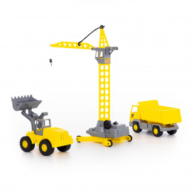 Набор строительной техники Агат — Полесье Россия