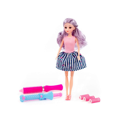 Кукла Ксюша 30 см у парикмахера + аксессуары (5 элементов) в коробке №3 &mdash; Полесье Россия
