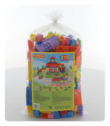 Конструктор Строитель 273 элемента — Полесье Россия