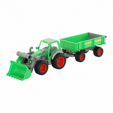 Фермер-техник, трактор-погрузчик с прицепом — Полесье Россия