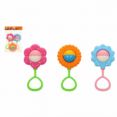 Набор погремушек Цветочек (3 шт) — Полесье Россия