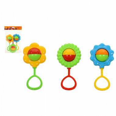 Набор погремушек Цветочек (3 шт) — Полесье Россия