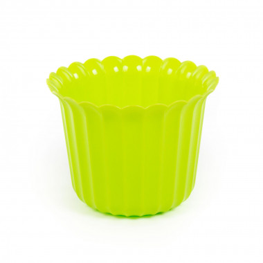 Цветочный горшок лимонно - зелёный Виола d188 мм, h=143 мм - 2 л — Полесье Россия