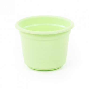 Цветочный горшок светло-зеленый Ксения №3 d135 мм, h101 мм - 0,75 л — Полесье Россия