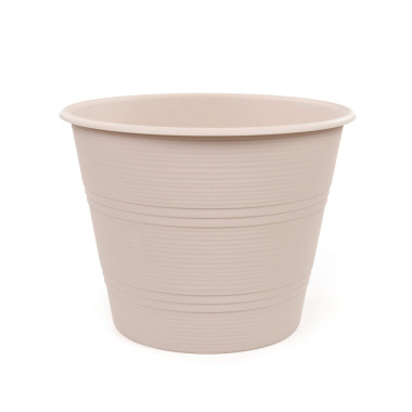 Напольный большой цветочный горшок слоновая кость Виолетта №4, d515 мм - 50 л, h394 мм — Полесье Россия