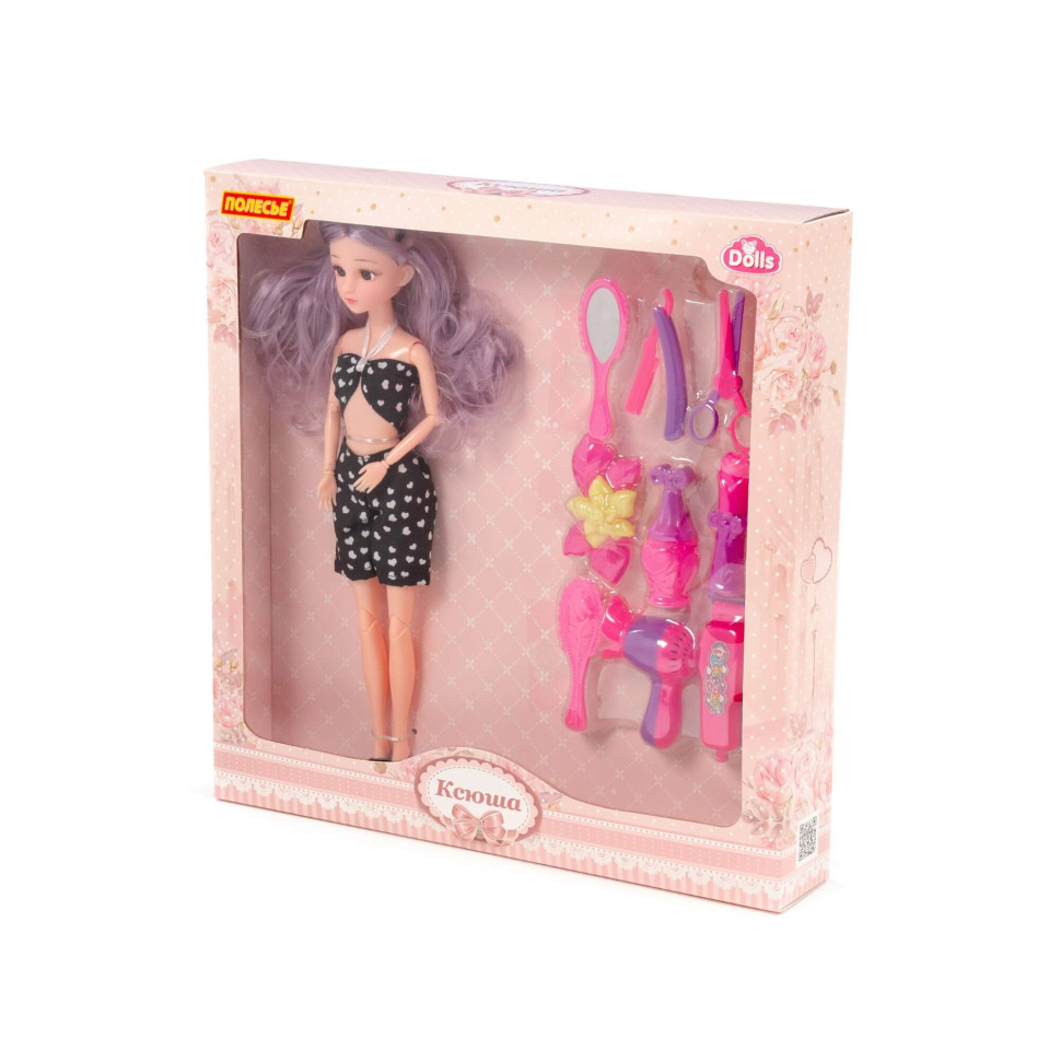 Кукла "Ксюша" (30 см) у стилиста + аксессуары (9 элементов) (в коробке №4) фото 1 &mdash; Полесье Россия