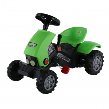 Каталка Педальный трактор Turbo-2 зеленый — Полесье Россия