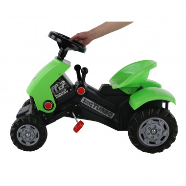 Каталка Педальный трактор Turbo-2 зеленый — Полесье Россия