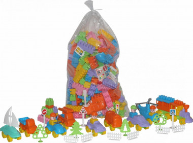 Конструктор Строитель 287 элементов — Полесье Россия