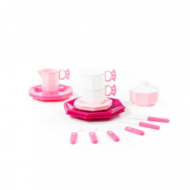 Набор детской посуды Ретро (17 элементов) — Полесье Россия