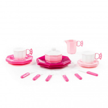 Набор детской посуды Ретро (17 элементов) — Полесье Россия