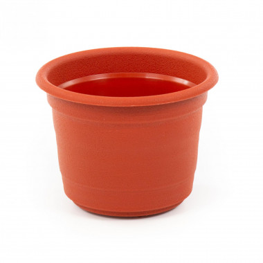 Цветочный горшок коричневый Ксения №3 d135 мм, h101 мм - 0,75 л — Полесье Россия