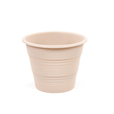 Большой цветочный горшок слоновая кость Виолетта №1, d283 мм - 7 л, h222 мм — Полесье Россия