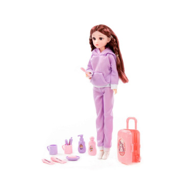 Кукла "Ксюша" (30 см) в спортивном костюме + аксессуары (12 элементов) (в коробке №3) &mdash; Полесье Россия