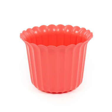 Цветочный горшок розовый Виола d188 мм, h=143 мм - 2 л — Полесье Россия