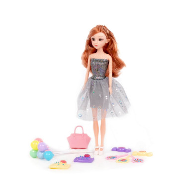 Кукла "Ксюша" (30 см) в платье + аксессуары (9 элементов) (в коробке №4) &mdash; Полесье Россия