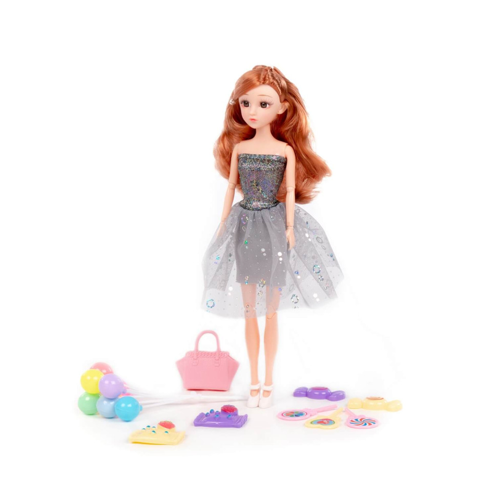 Кукла "Ксюша" (30 см) в платье + аксессуары (9 элементов) (в коробке №4) фото 1 &mdash; Полесье Россия