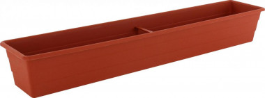 Ящик цветочный №3, L=1000 мм - 15 л коричневый ЦВ — Полесье Россия