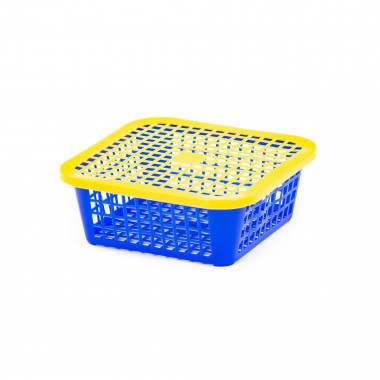 Лоток квадратный с крышкой, 135х135х50 мм — Полесье Россия