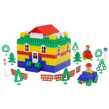 Конструктор Строитель 363 элемента — Полесье Россия