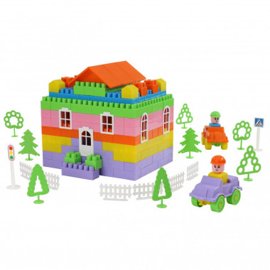 Конструктор Строитель 363 элемента — Полесье Россия