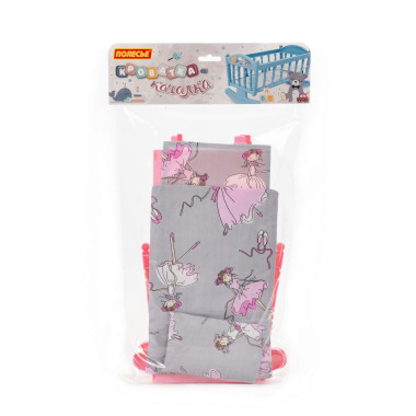 Кроватка качалка сборная для кукол №4 Полесье с постельным бельем — Полесье Россия