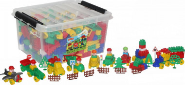 Конструктор Строитель 396 элементов — Полесье Россия