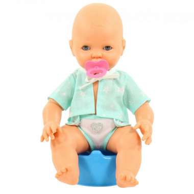 Пупс Забавный (35 см) с соской и горшком — Полесье Россия
