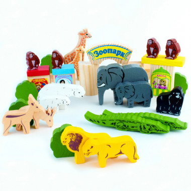 Конструктор Томик Зоопарк 7678-5 — Полесье Россия