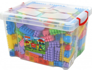 Конструктор Строитель 407 элементов — Полесье Россия