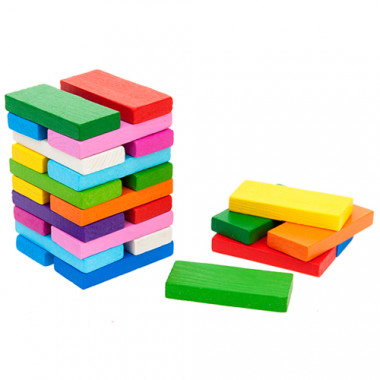 Деревянные плашки цветные Томик 6675 — Полесье Россия