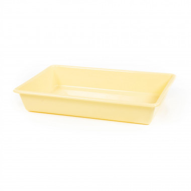 Лоток прямоугольный №10, 9 литров, 480х330х82 мм (бледно-жёлтый) — Полесье Россия