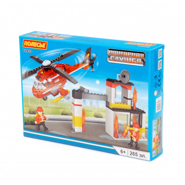 Конструктор Классик Пожарная служба-2 (265 элементов) — Полесье Россия