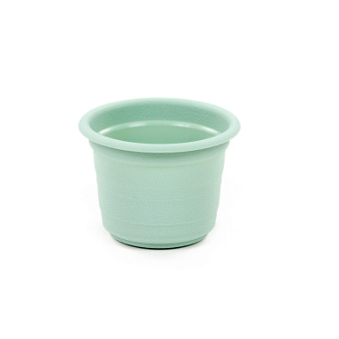 Цветочный горшок бледно оливковый Ксения №1 - 0,25 л, h71 мм, d97 мм — Полесье Россия