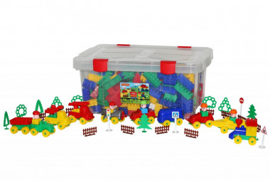 Конструктор Строитель 467 элементов — Полесье Россия