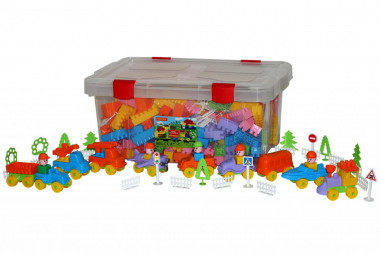 Конструктор Строитель 467 элементов — Полесье Россия