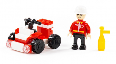 Конструктор Классик Пожарная служба-4 (43 элемента) — Полесье Россия