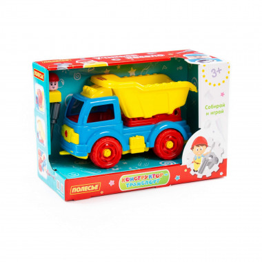 Конструктор-транспорт &quot;Автомобиль-самосвал&quot; (27 элементов) — Полесье Россия