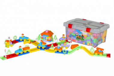 Конструктор Строитель 488 элементов — Полесье Россия