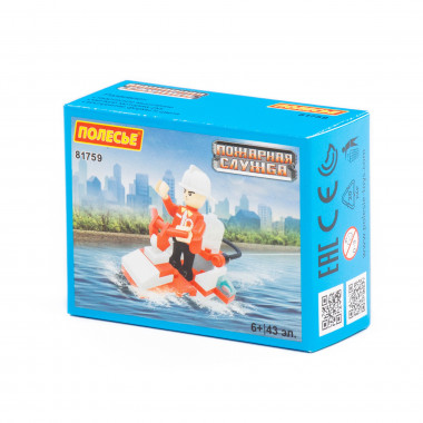 Конструктор Классик Пожарная служба-5 (43 элемента) — Полесье Россия