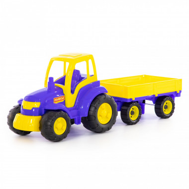 Трактор Чемпион с прицепом — Полесье Россия