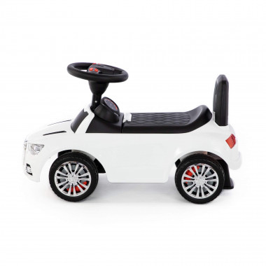 Каталка автомобиль SuperCar №2 белый со звуком — Полесье Россия