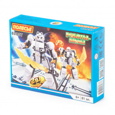 Конструктор Классик Роботы-воины-1.3 (81 элемент) — Полесье Россия